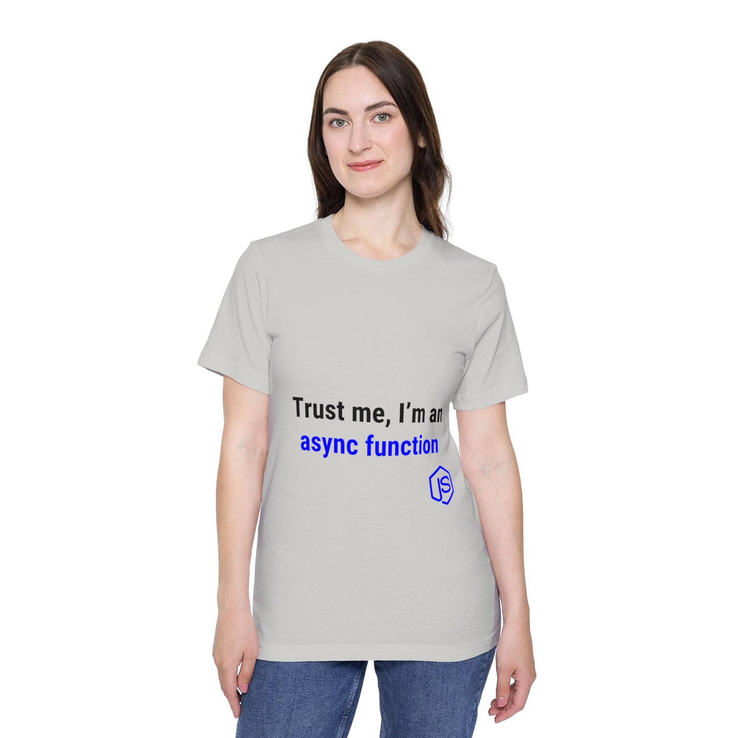 Trust Me, I’m an Async Function | JavaScript T-Shirt for Developers | Usha Creations