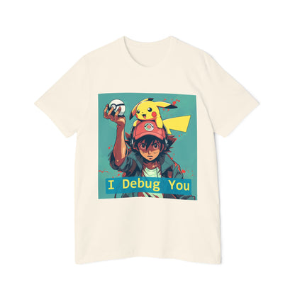 Ash’s Pokécode Tee – I Debug You! Edition