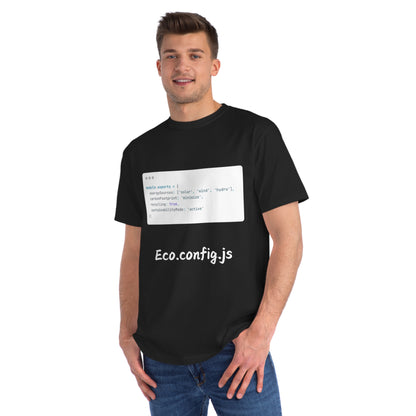 Eco.config.js Green Code Tee | Developer Earth Settings | Usha Creations