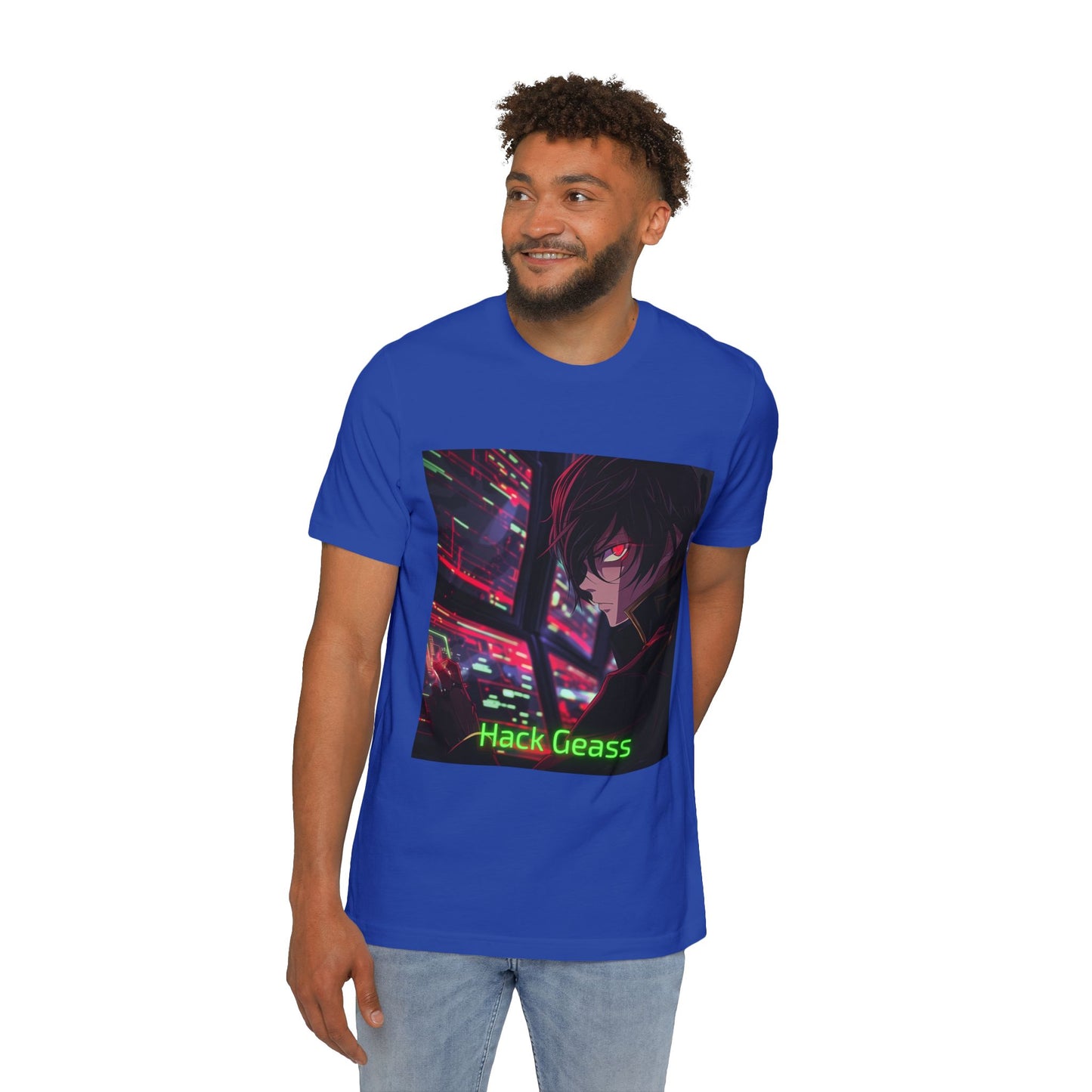 Lelouch’s Hacking Geass Tee – Code Geass Hack the World Edition