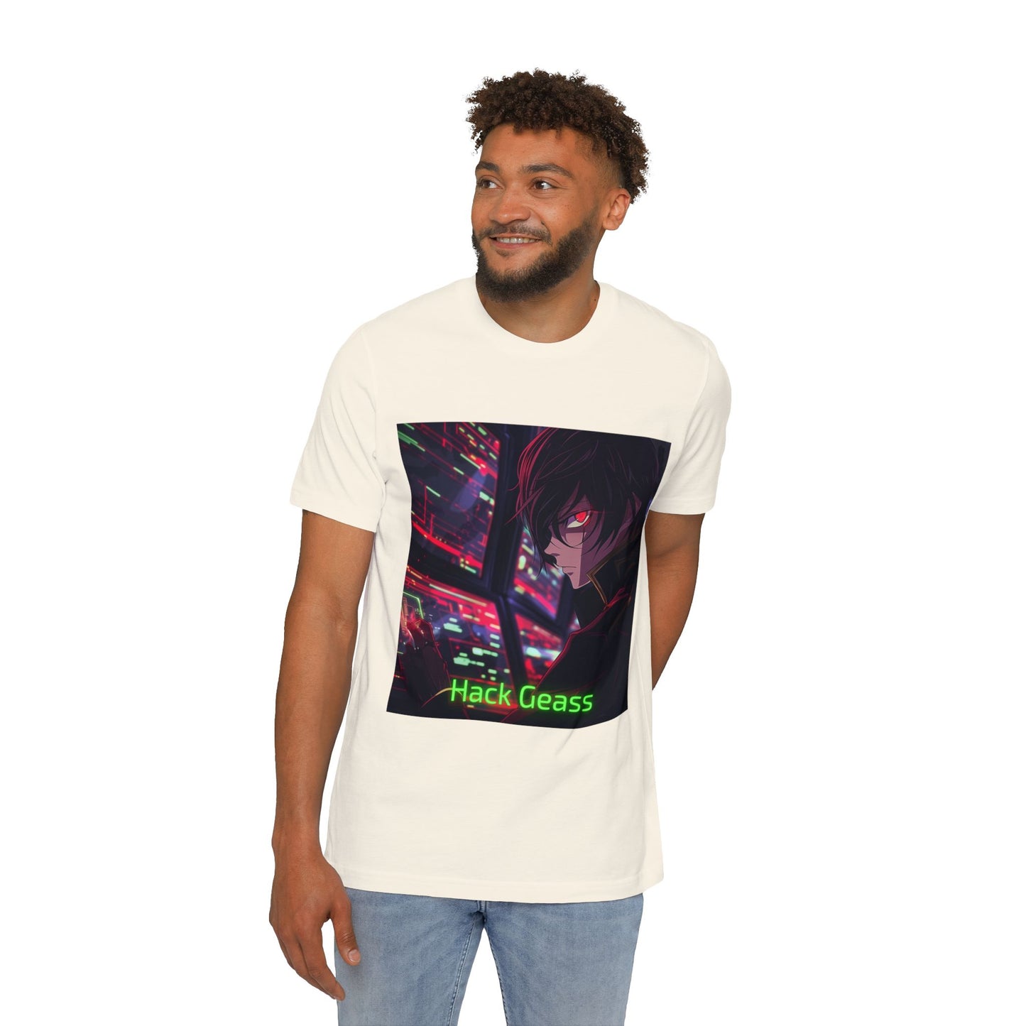 Lelouch’s Hacking Geass Tee – Code Geass Hack the World Edition