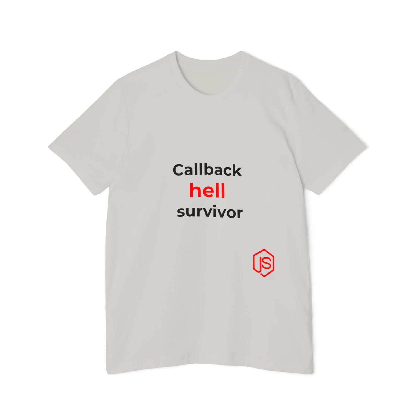 Callback Hell Survivor | Funny Coding T-Shirt for Developers | Usha Creations