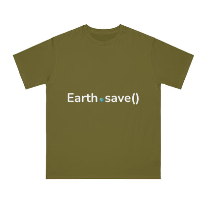 Earth.save() Eco-Coding Tee | Environmental Developer Shirt | Usha Creations