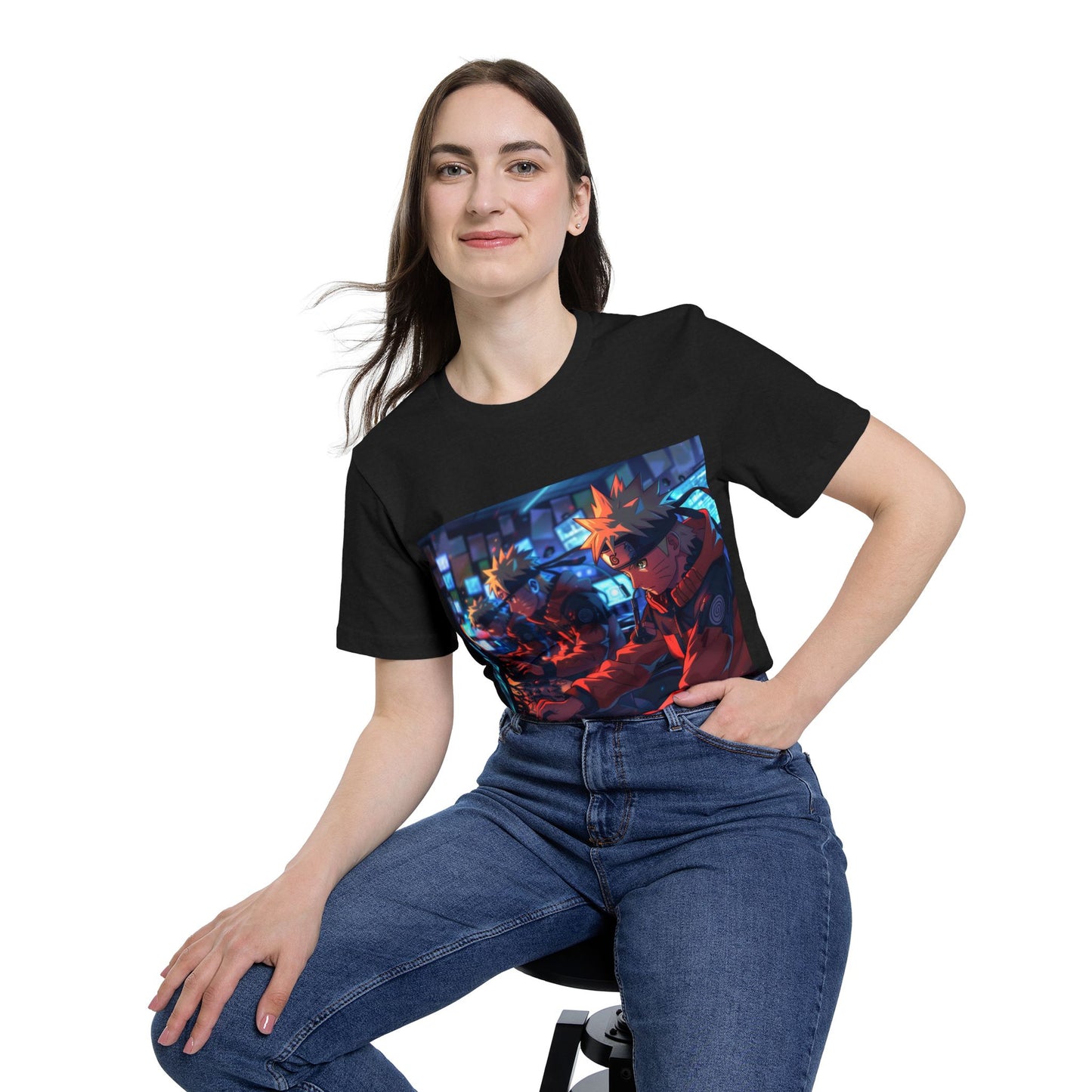 Naruto Hacking with Shadow Clones Tee – Cyber Ninja Edition