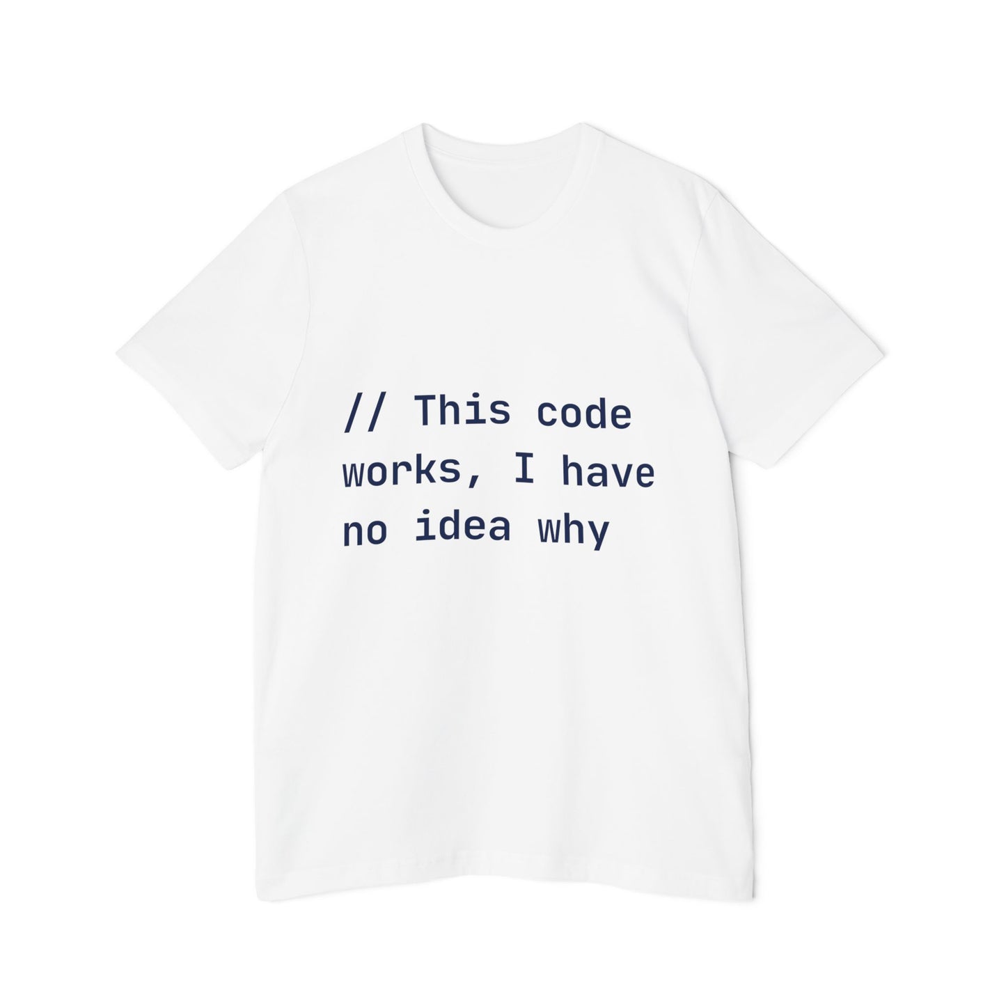 Mystery Code T-Shirt | Programming Humor | Developer Inside Joke | Usha Creations