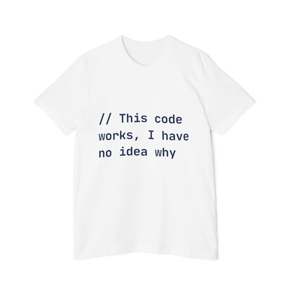 Mystery Code T-Shirt | Programming Humor | Developer Inside Joke | Usha Creations