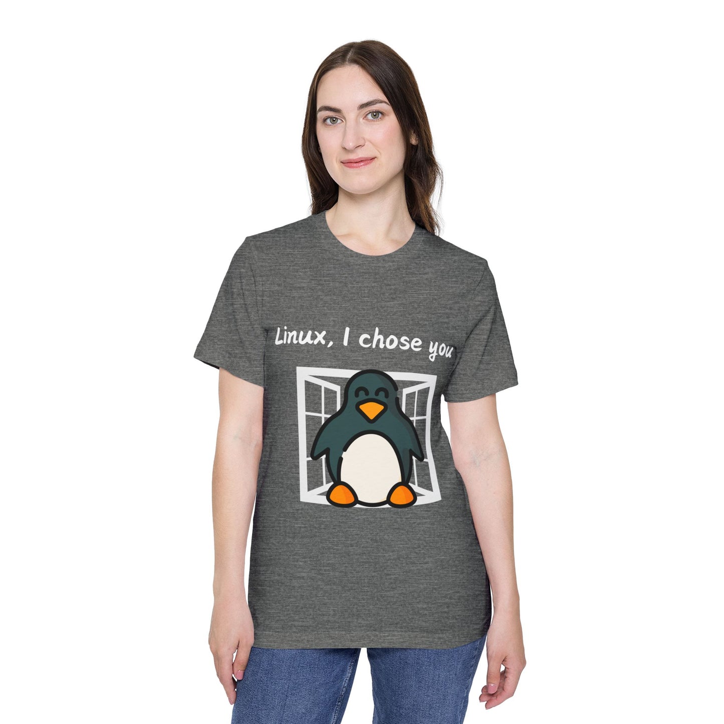 Linux vs Windows OS Choice Humor T Shirt | Tech Geek Meme Tees | Usha Creations