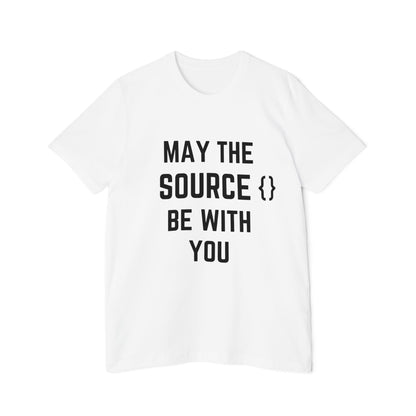 May the Source Be with You T-Shirt - Funny Programmer Tee