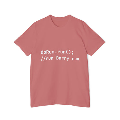 Run Barry Run T-Shirt | Developer Method Call | Pop Culture Code | Usha Creations