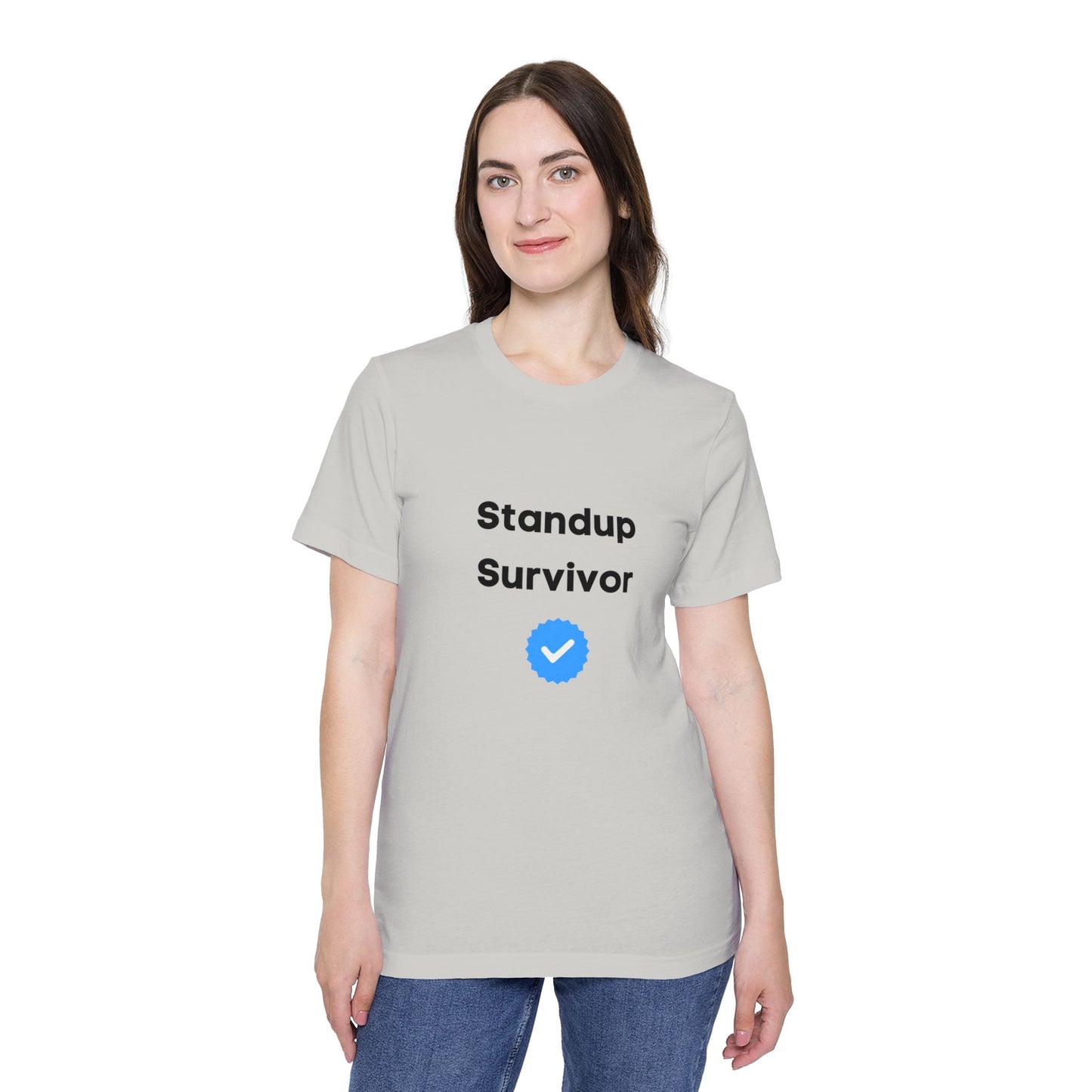 Standup Survivor | Funny Developer T-Shirt for Agile Meetings | Usha Creations