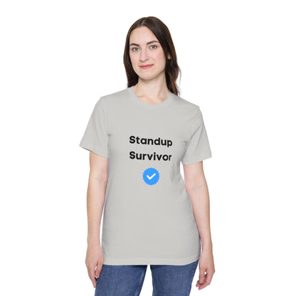 Standup Survivor | Funny Developer T-Shirt for Agile Meetings | Usha Creations