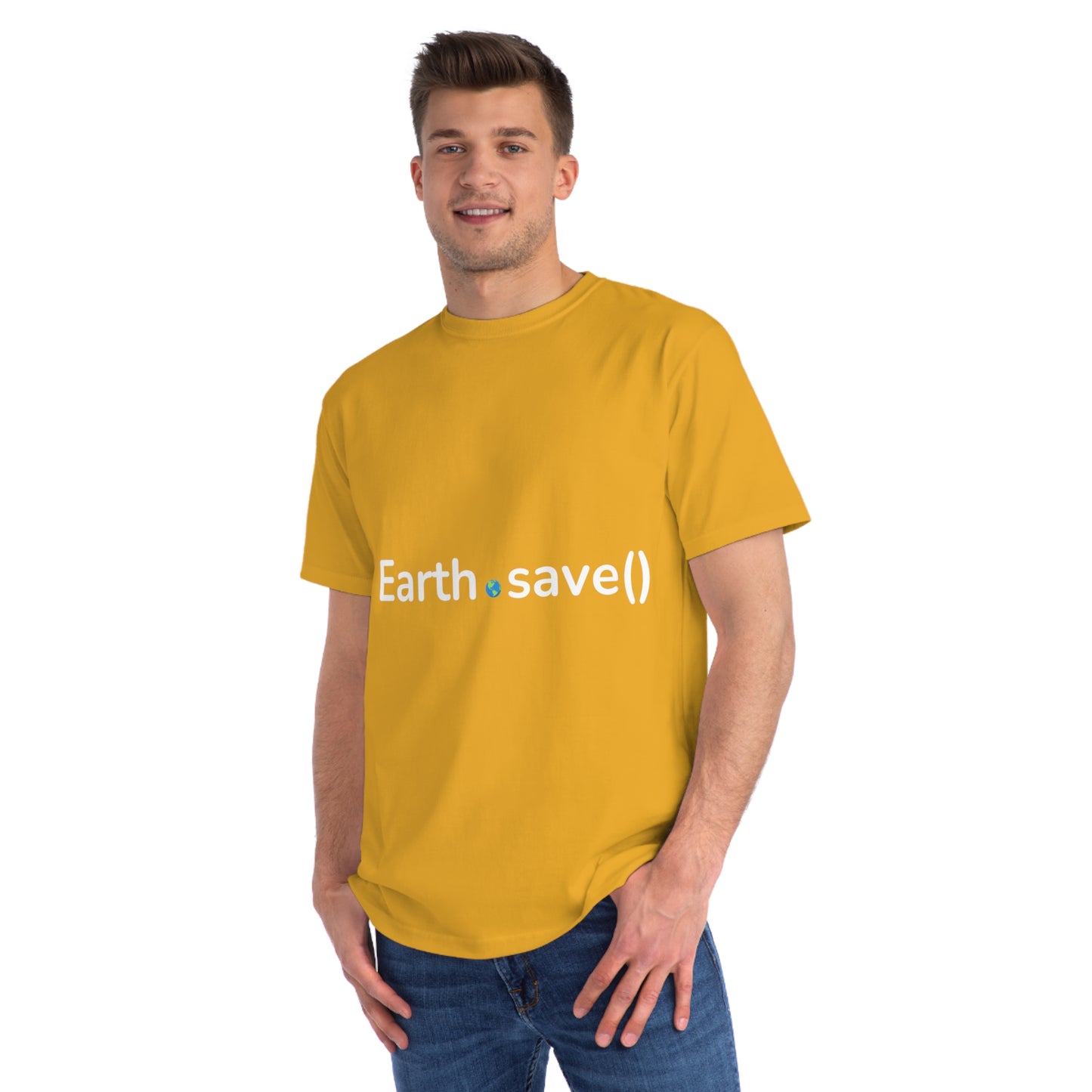 Earth.save() Eco-Coding Tee | Environmental Developer Shirt | Usha Creations