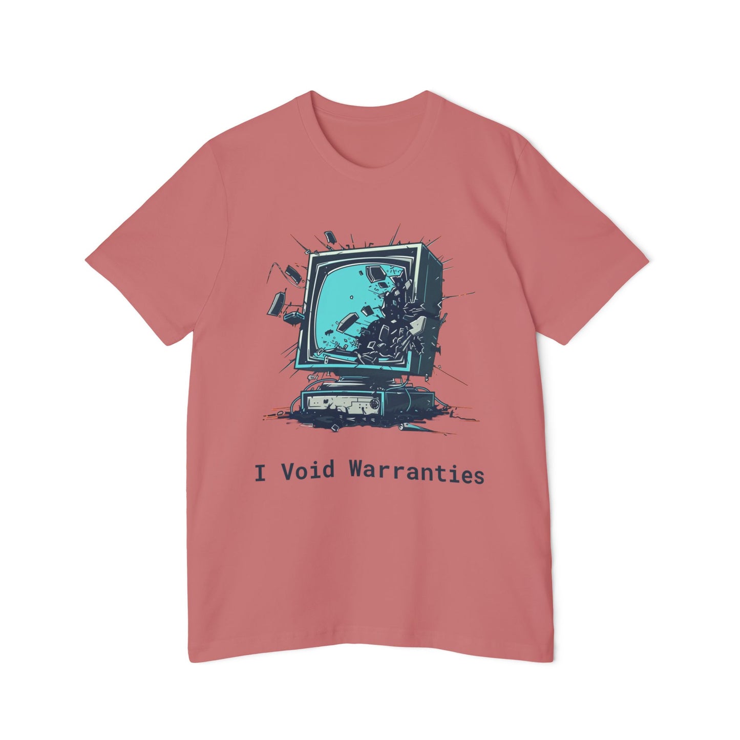 I Void Warranties Tech-Themed T-Shirt