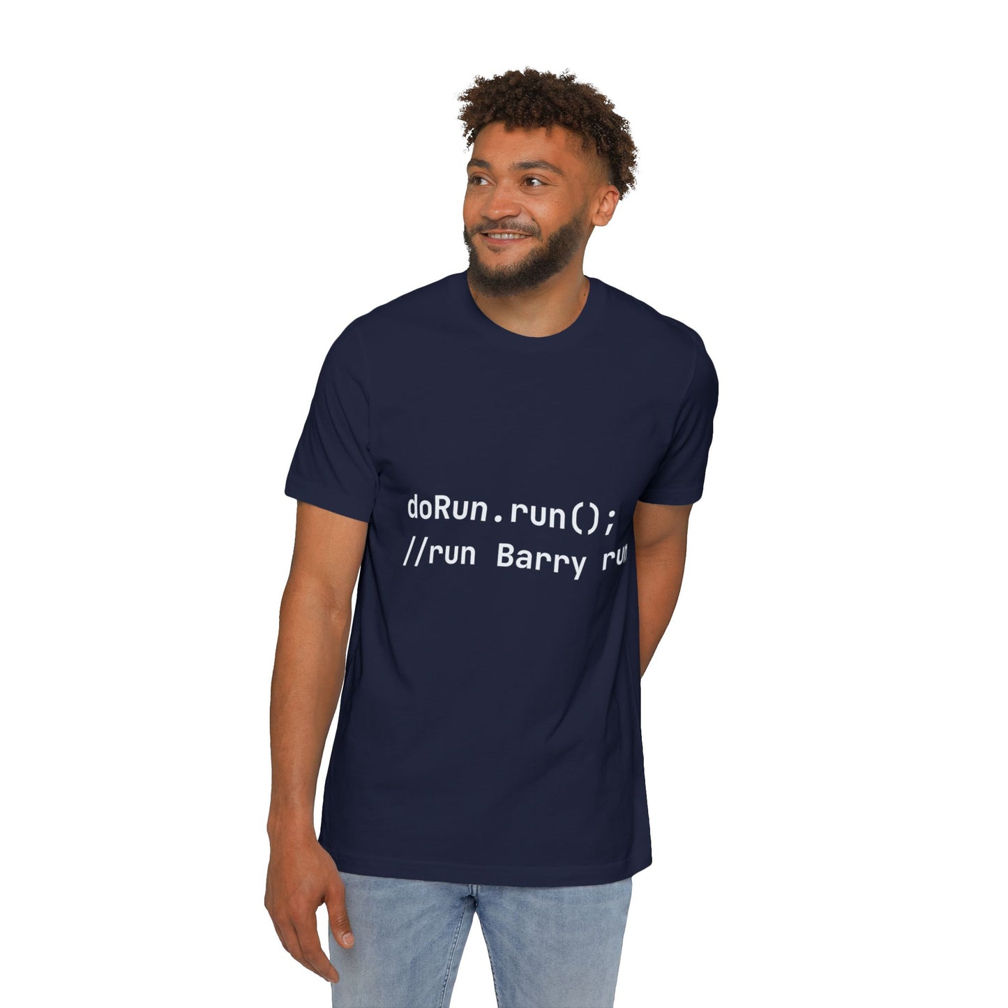 Run Barry Run T-Shirt | Developer Method Call | Pop Culture Code | Usha Creations