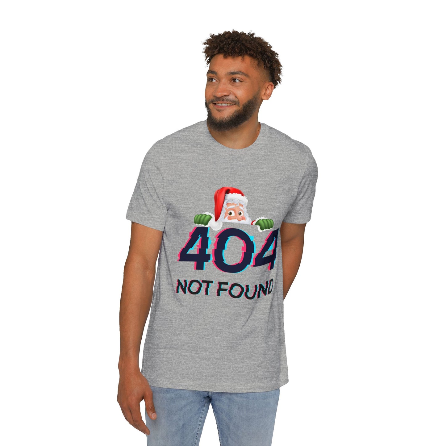 404 Santa Not Found T-Shirt | Funny Web Developer Christmas Gift 2024 | Programmer Holiday Present | Usha Creations