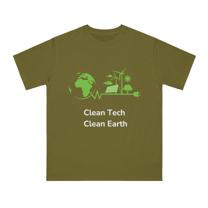 Clean Tech Clean Earth Tee | Renewable Energy Coder Shirt | Usha Creations