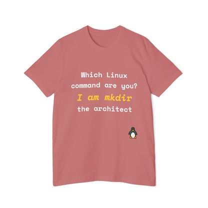 Which Linux Command Are You? I Am mkdir - The Architect | Funny Linux T-Shirt | Usha Creations