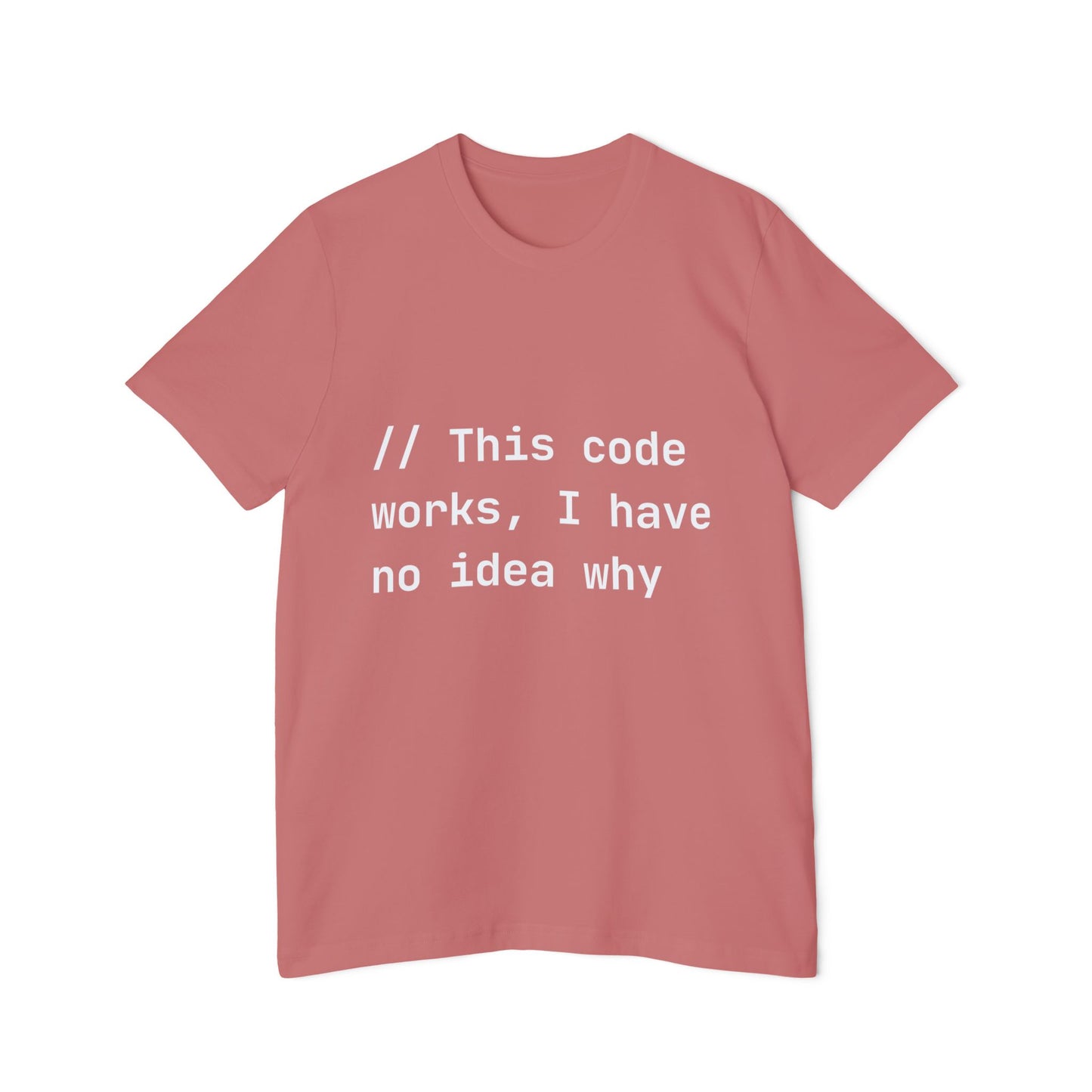 Mystery Code T-Shirt | Programming Humor | Developer Inside Joke | Usha Creations