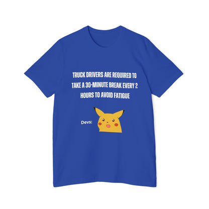 Developer Break Time Surprise Coding Humor T Shirt | Tech Work Culture Meme Tees | Usha Creations