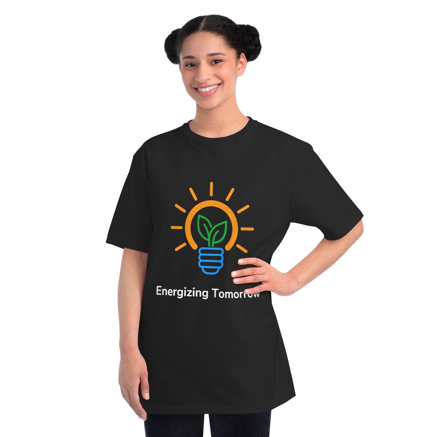 Energizing Tomorrow Tee | Green Tech Transition Shirt | Usha Creations