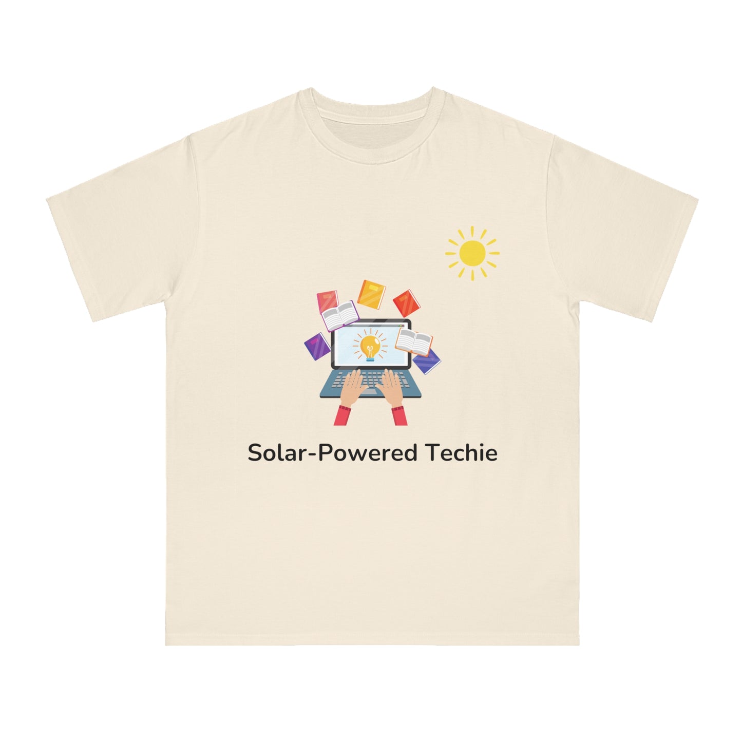 Solar-Powered Techie Tee | Eco-Friendly Coder Shirt | Usha Creations