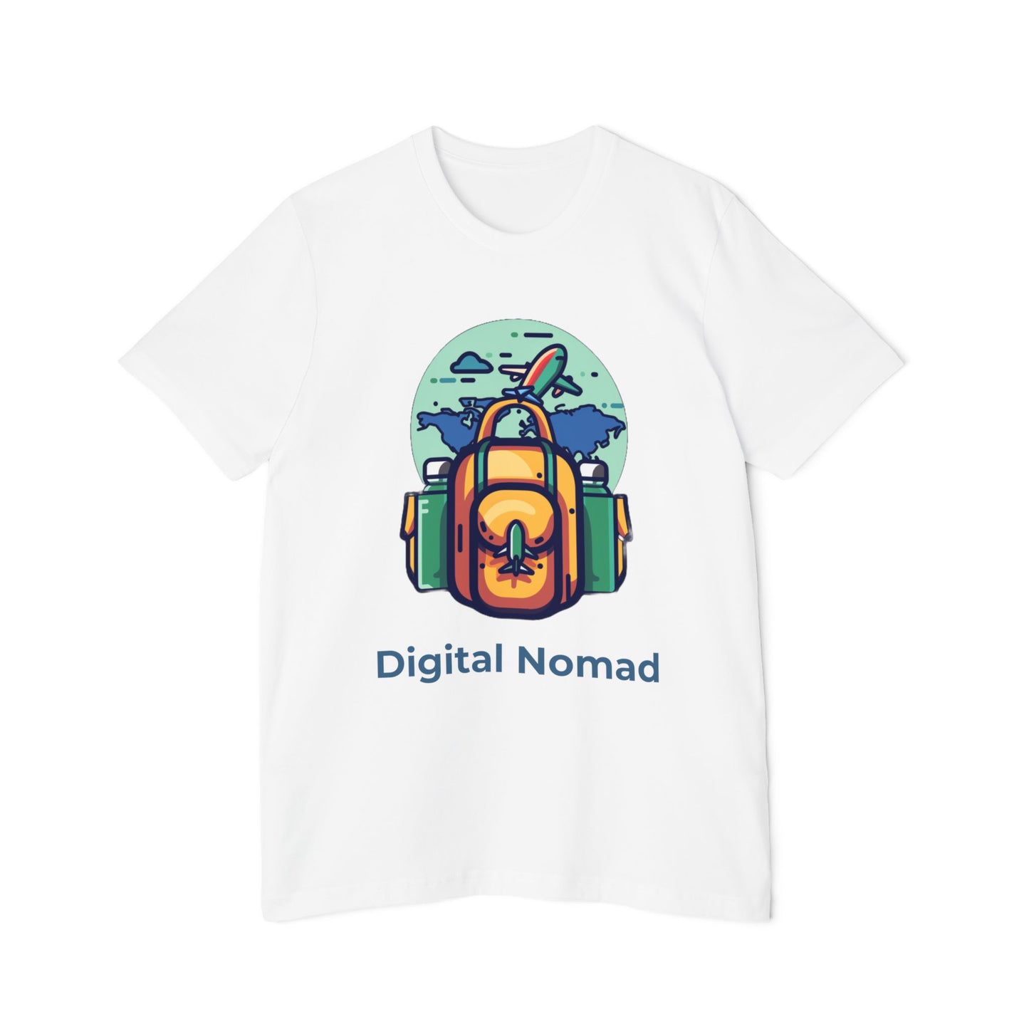 Digital Nomad Tech-Themed T-Shirt