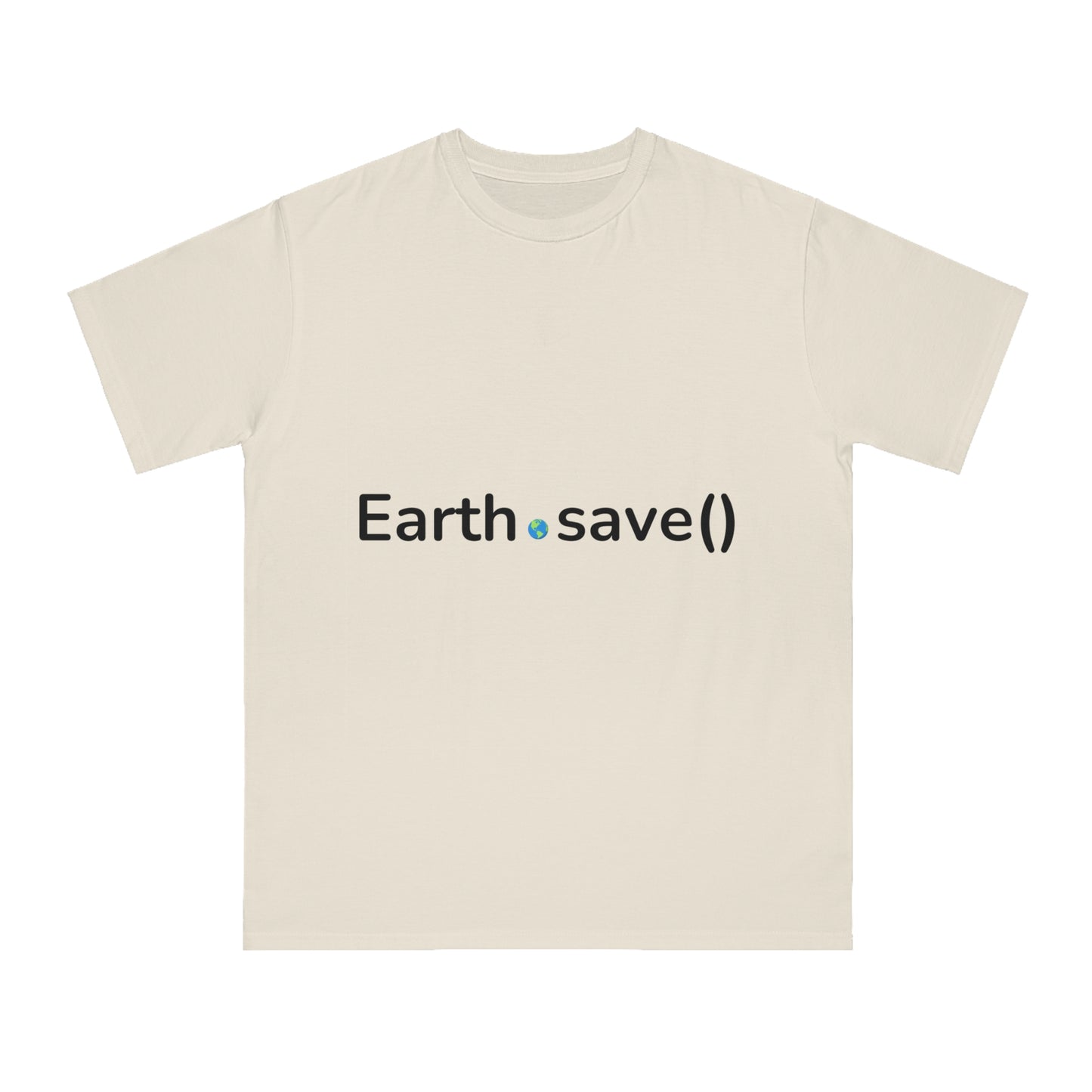 Earth.save() Eco-Coding Tee | Environmental Developer Shirt | Usha Creations