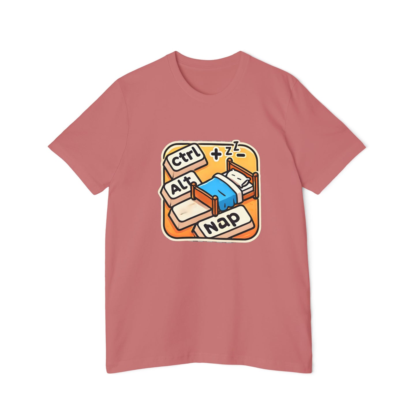 Ctrl+Alt+Nap Tech-Themed T-Shirt