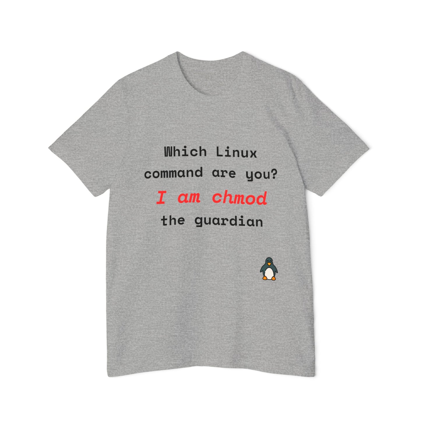 Which Linux Command Are You? I Am chmod - The Guardian | Funny Linux T-Shirt | Usha Creations