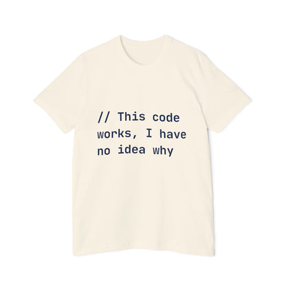 Mystery Code T-Shirt | Programming Humor | Developer Inside Joke | Usha Creations