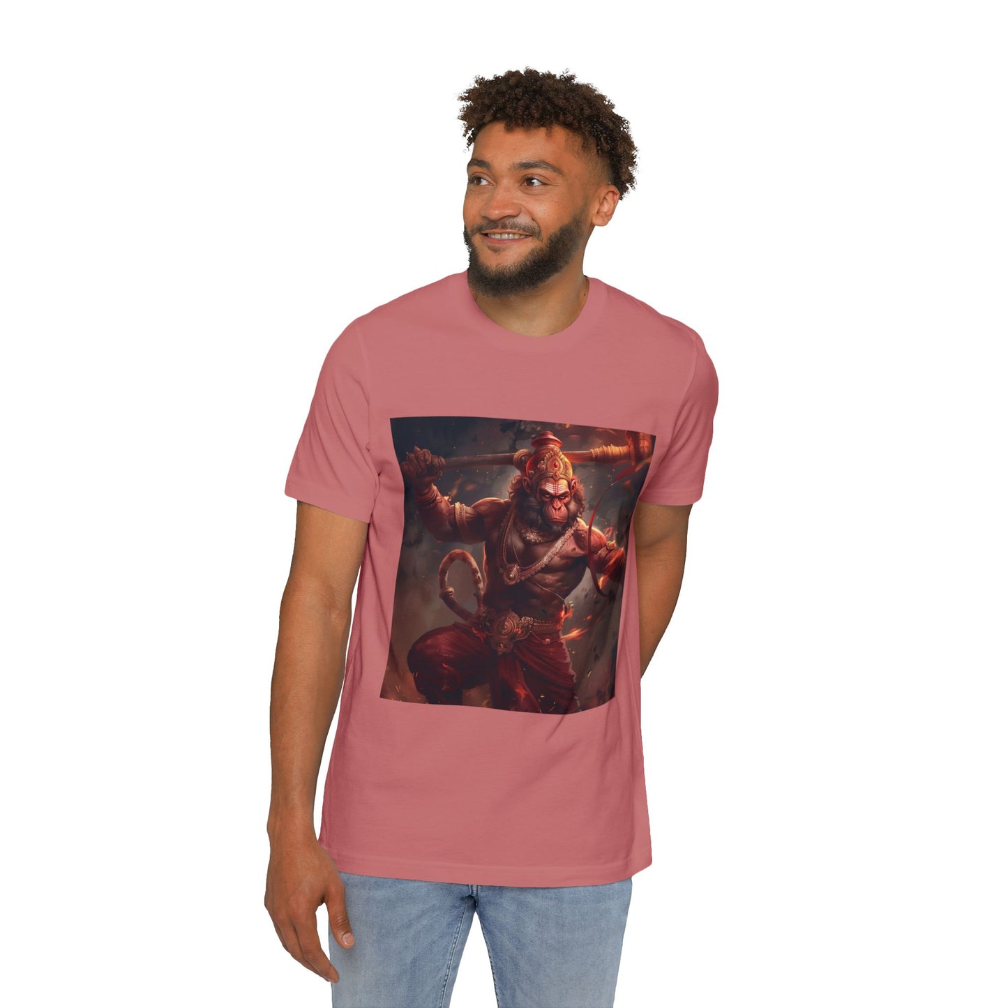 Hanuman’s Divine Strength - Vedic T-Shirt | Spiritual Design