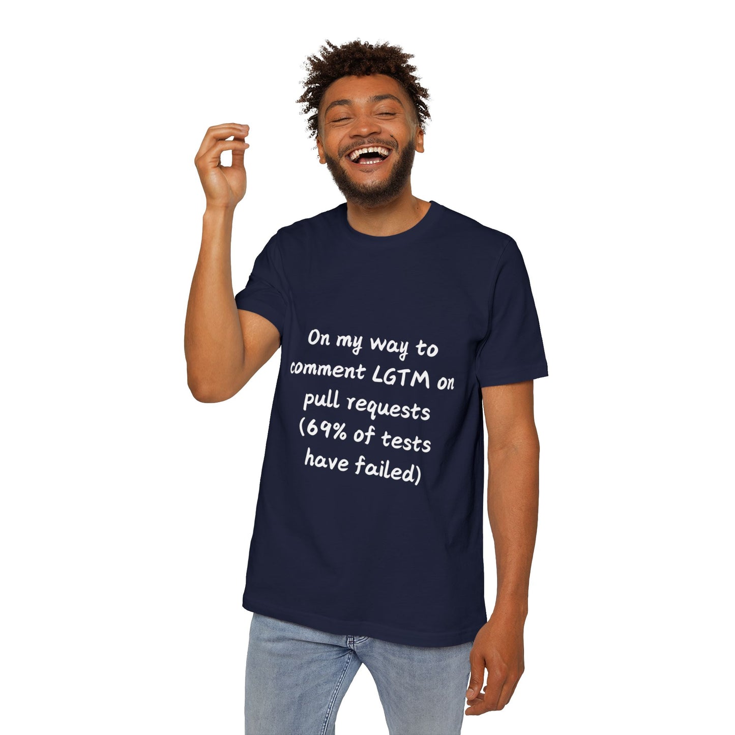 LGTM Failed Tests Code Review Humor T Shirt | Developer Meme Tees | Usha Creations