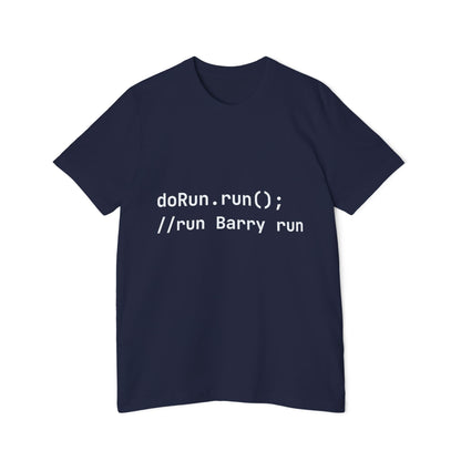 Run Barry Run T-Shirt | Developer Method Call | Pop Culture Code | Usha Creations