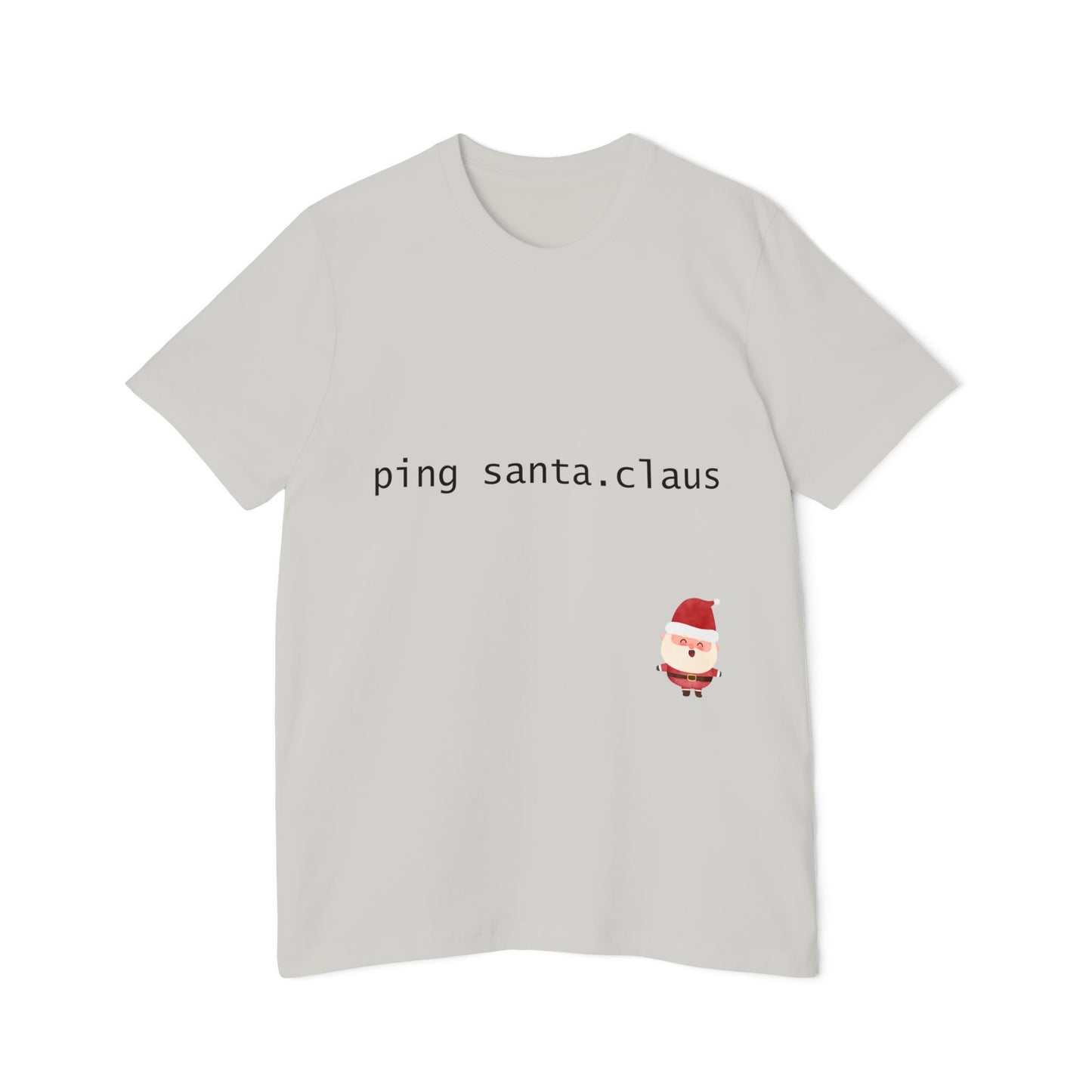 Ping Santa.Claus Network T-Shirt | Funny IT Christmas Gift 2024 | Perfect Network Engineer Secret Santa Gift | Usha Creations