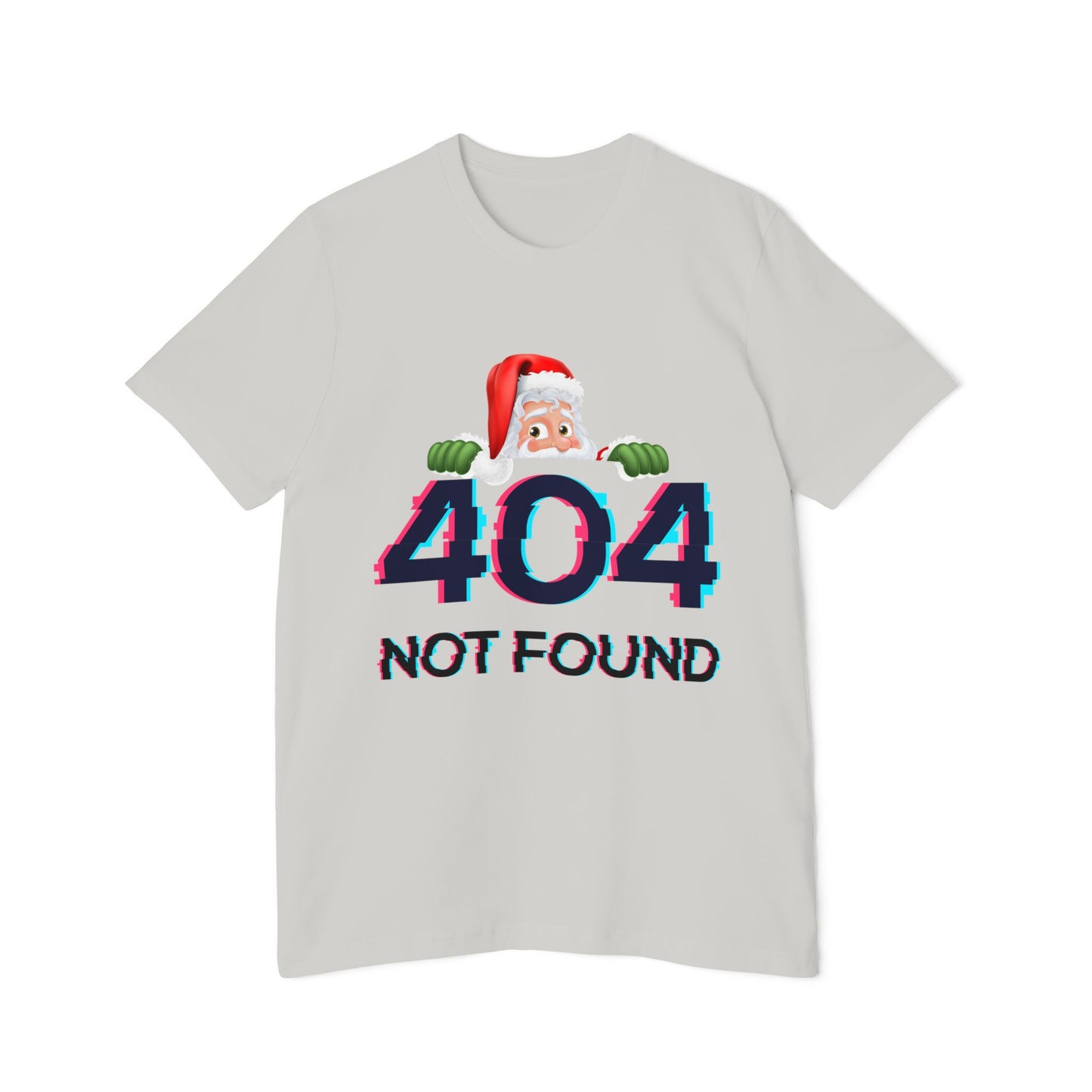 404 Santa Not Found T-Shirt | Funny Web Developer Christmas Gift 2024 | Programmer Holiday Present | Usha Creations