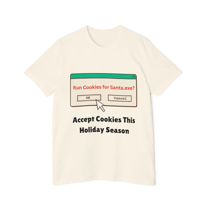 Christmas Cookie Code Humor T-Shirt | Tech Holiday Pun Meme Tees | Usha Creations