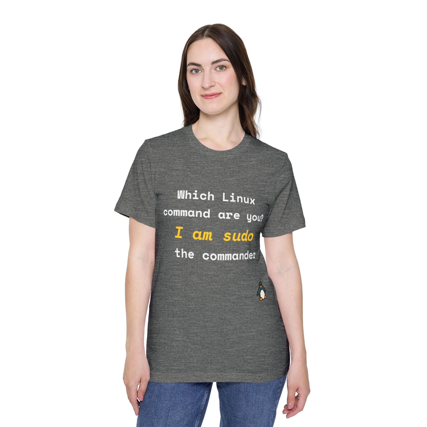 Which Linux Command Are You? I Am sudo - The Commander | Funny Linux T-Shirt | Usha Creations