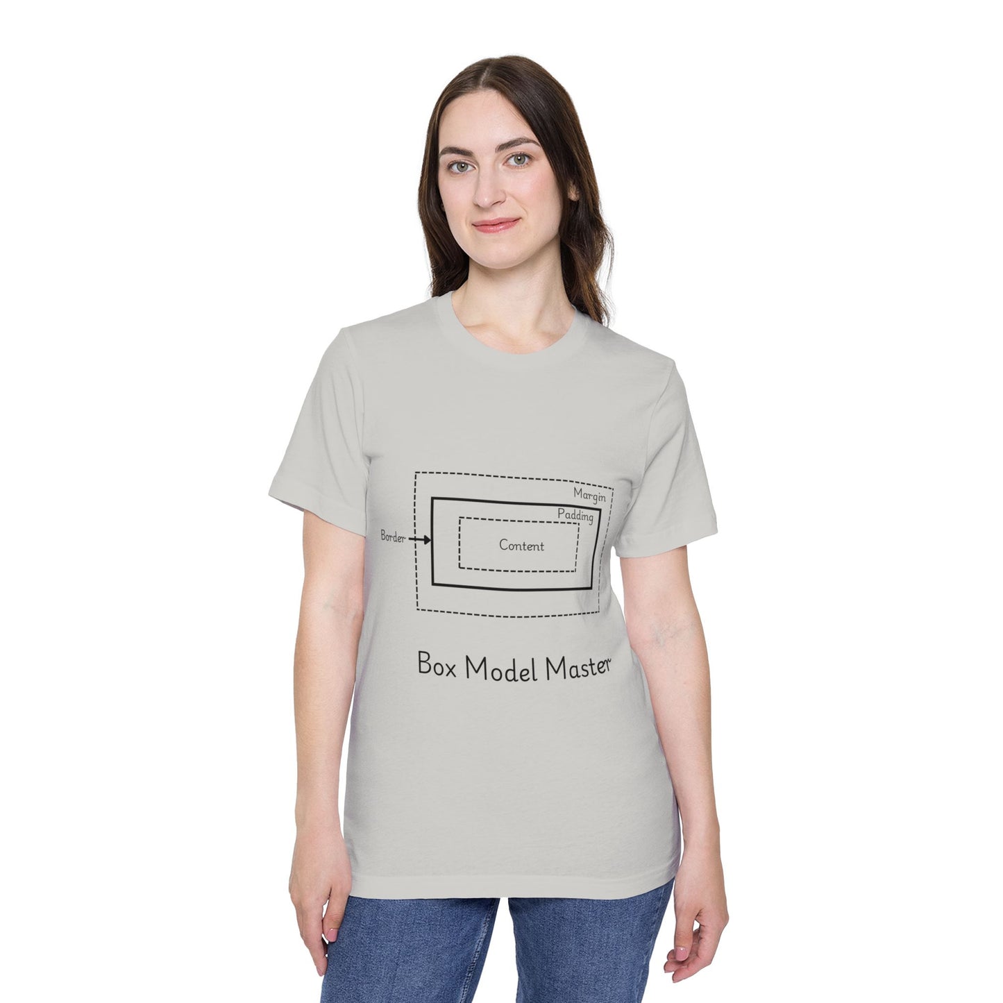 Box Model Master | CSS Box Model T-Shirt | Frontend Developer Apparel | Usha Creations