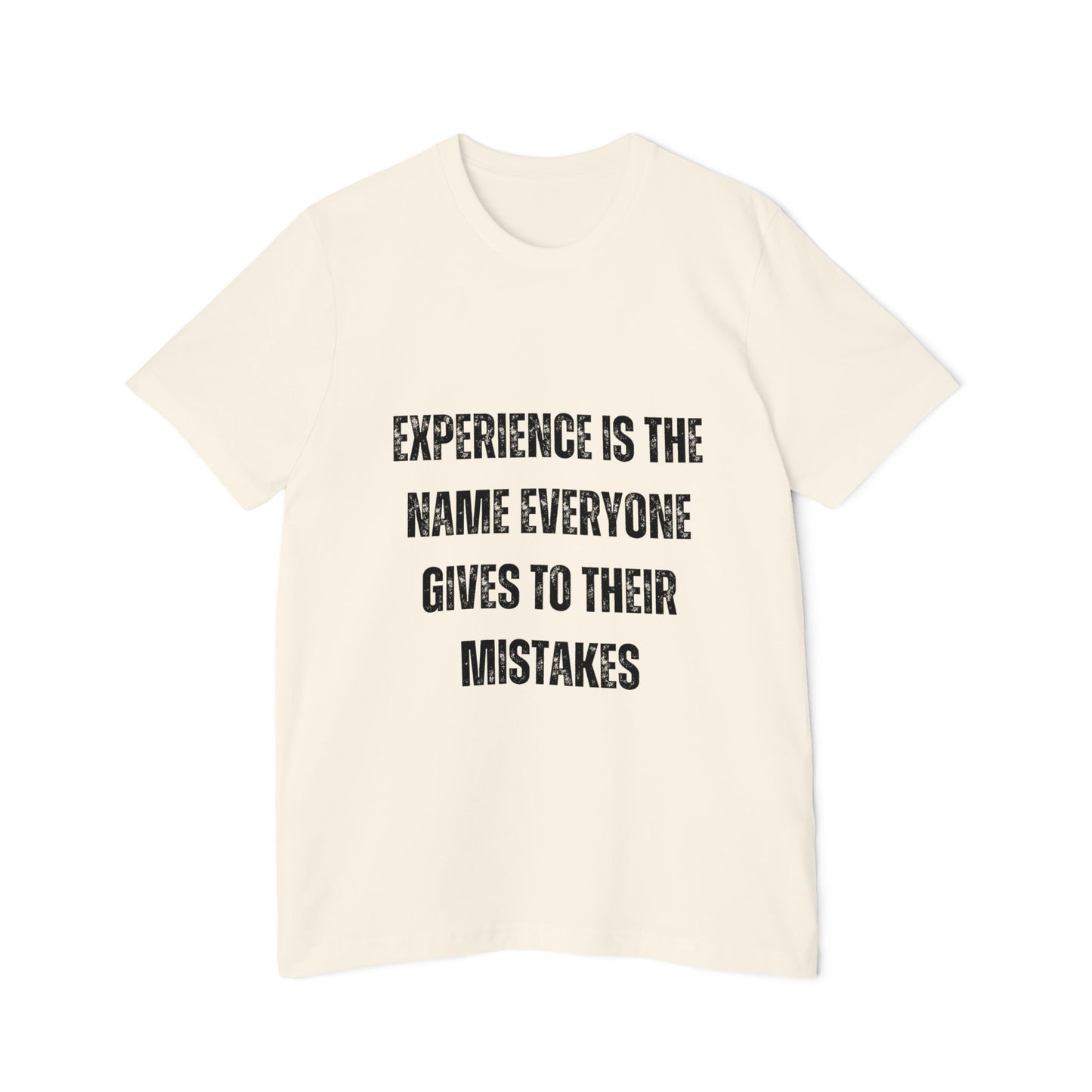 Experience Is the Name Everyone Gives to Their Mistakes | Funny Developer T-Shirt | Programmer Quote Tee | Usha Creations