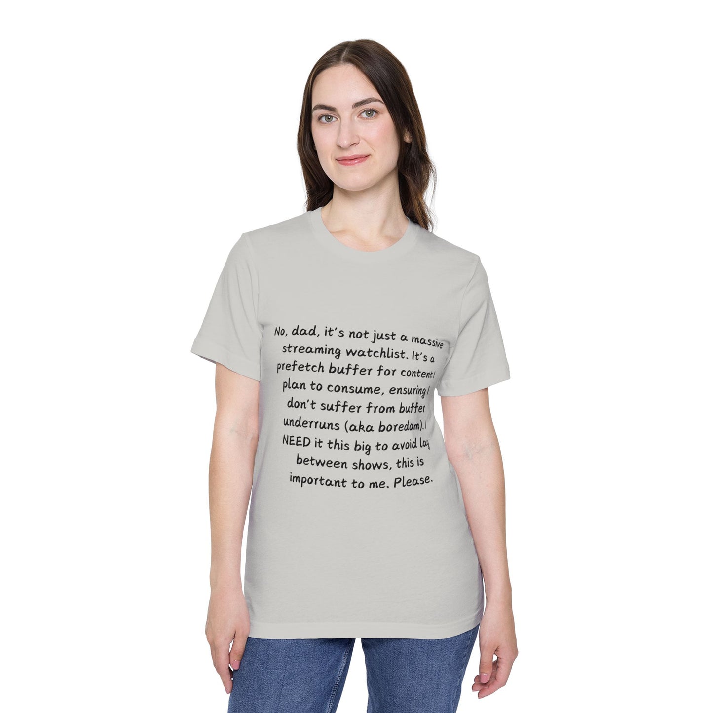 Streaming Watchlist Buffer Tech Humor T Shirt | Binge-Watcher Meme Tees | Usha Creations