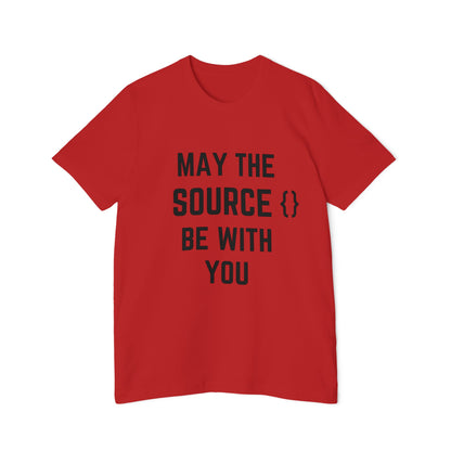 May the Source Be with You T-Shirt - Funny Programmer Tee