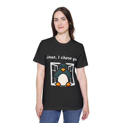 Linux vs Windows OS Choice Humor T Shirt | Tech Geek Meme Tees | Usha Creations