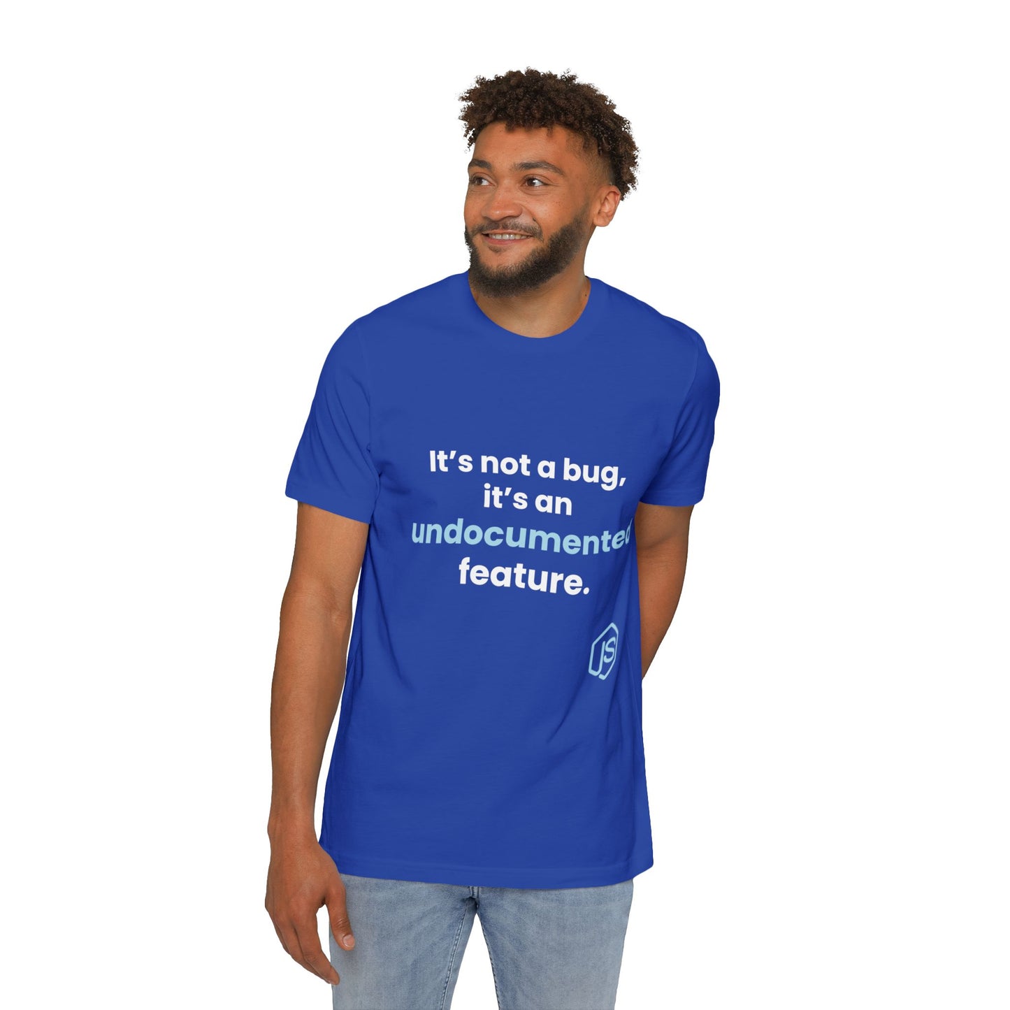 It’s Not a Bug, It’s an Undocumented Feature | Funny Coding T-Shirt for Developers | Usha Creations