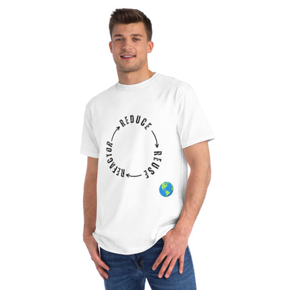 Reduce Reuse Refactor Loop Tee | Eco Code Cycle Shirt | Usha Creations