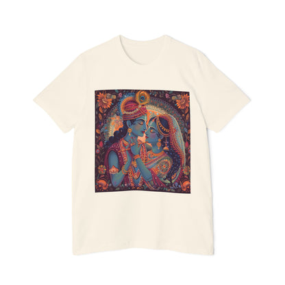 Divine Love Radha Krishna T-Shirt | Spiritual Design