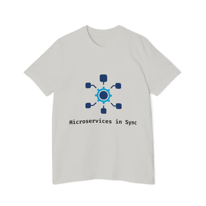 Microservices in Sync | System Design T-Shirt | Interview Series Tee | Usha Creations