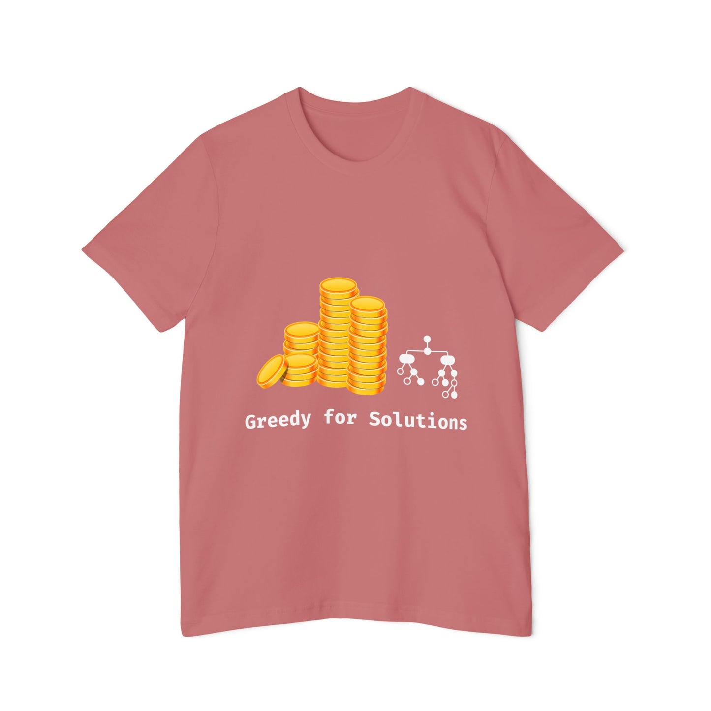 Greedy for Solutions | DSA T-Shirt | Interview Series Tee | Usha Creations