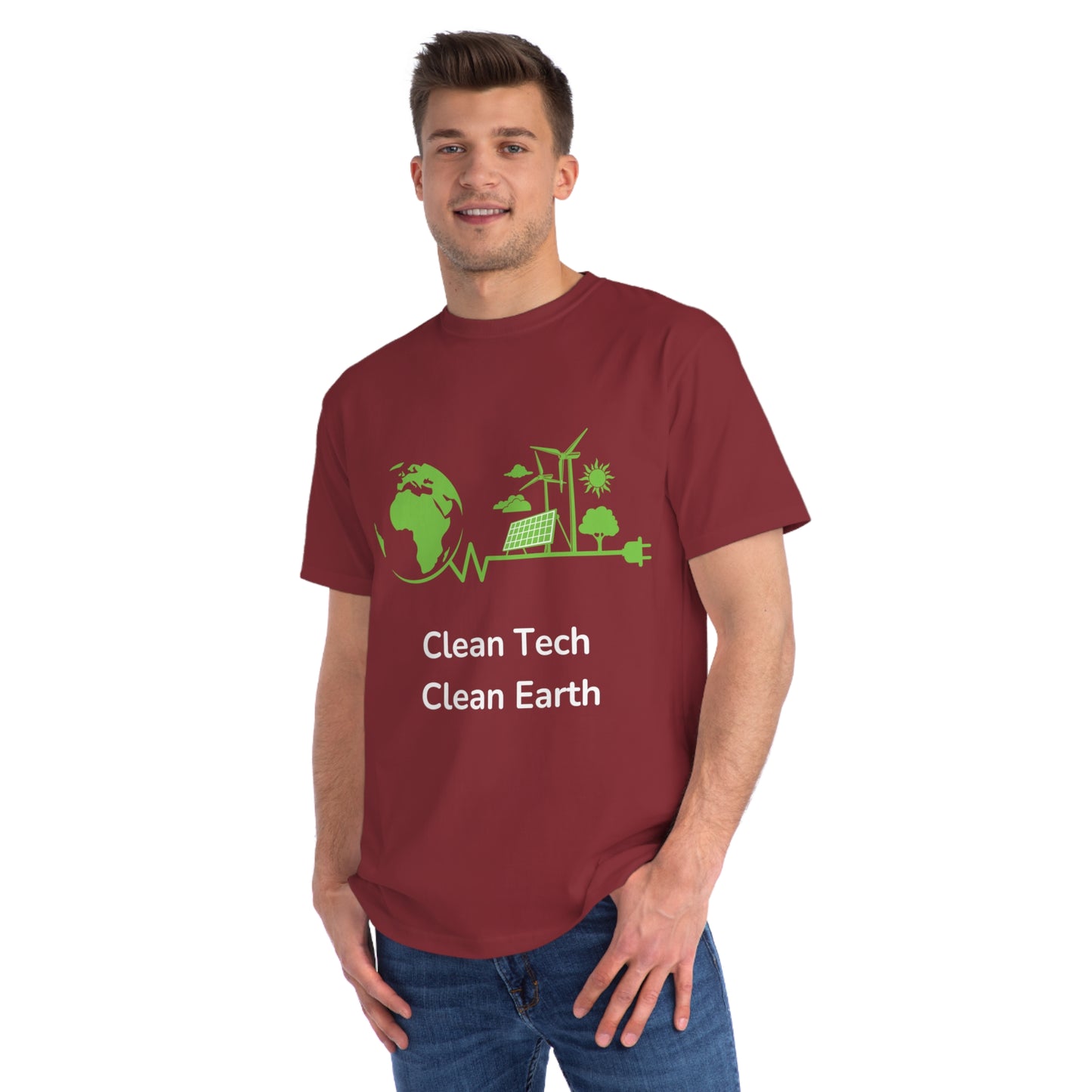 Clean Tech Clean Earth Tee | Renewable Energy Coder Shirt | Usha Creations