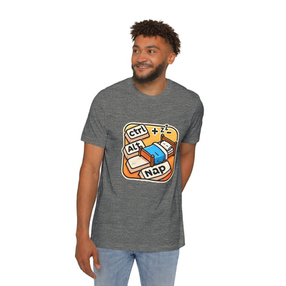 Ctrl+Alt+Nap Tech-Themed T-Shirt