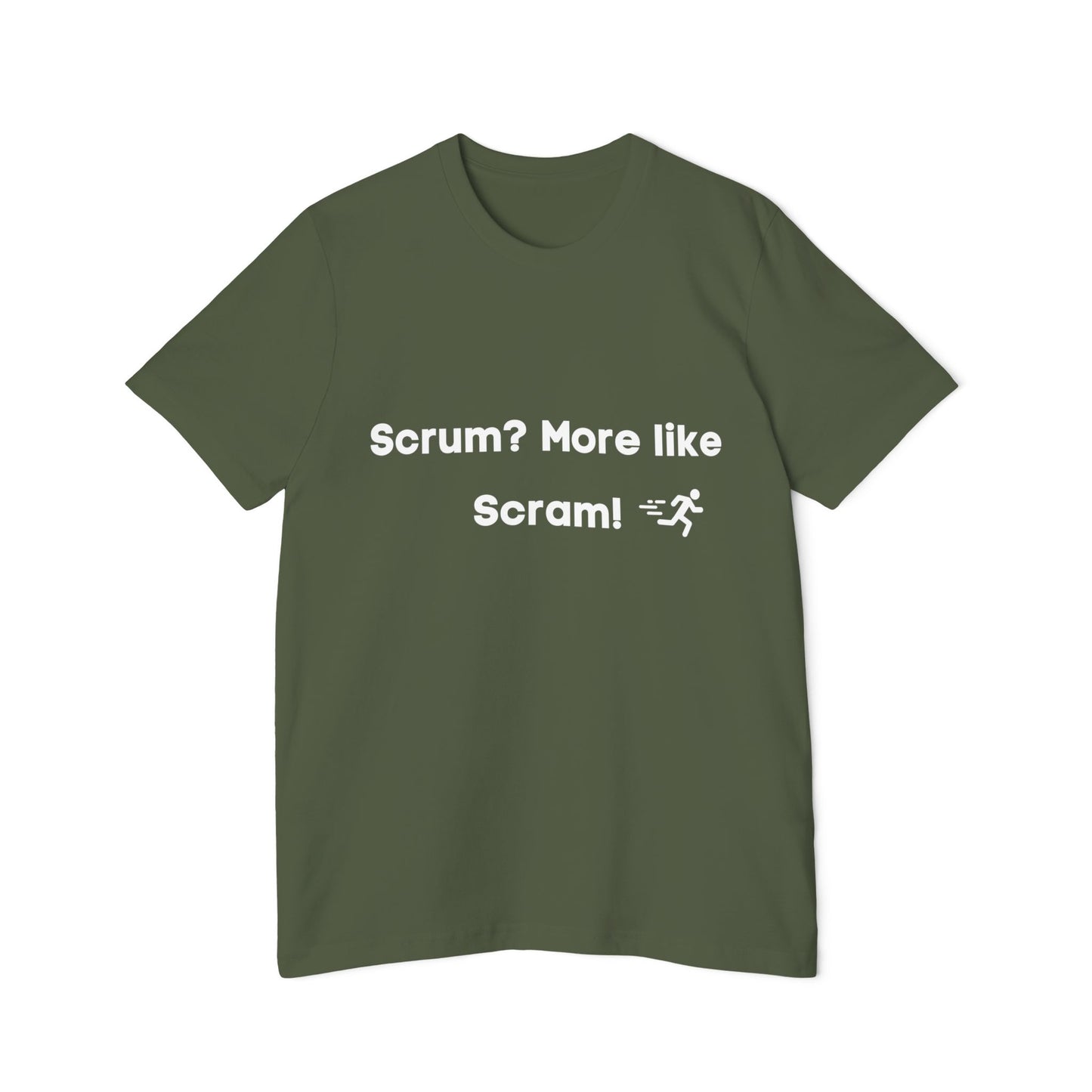 Scrum? More Like Scram! | Funny Agile Developer T-Shirt | Usha Creations